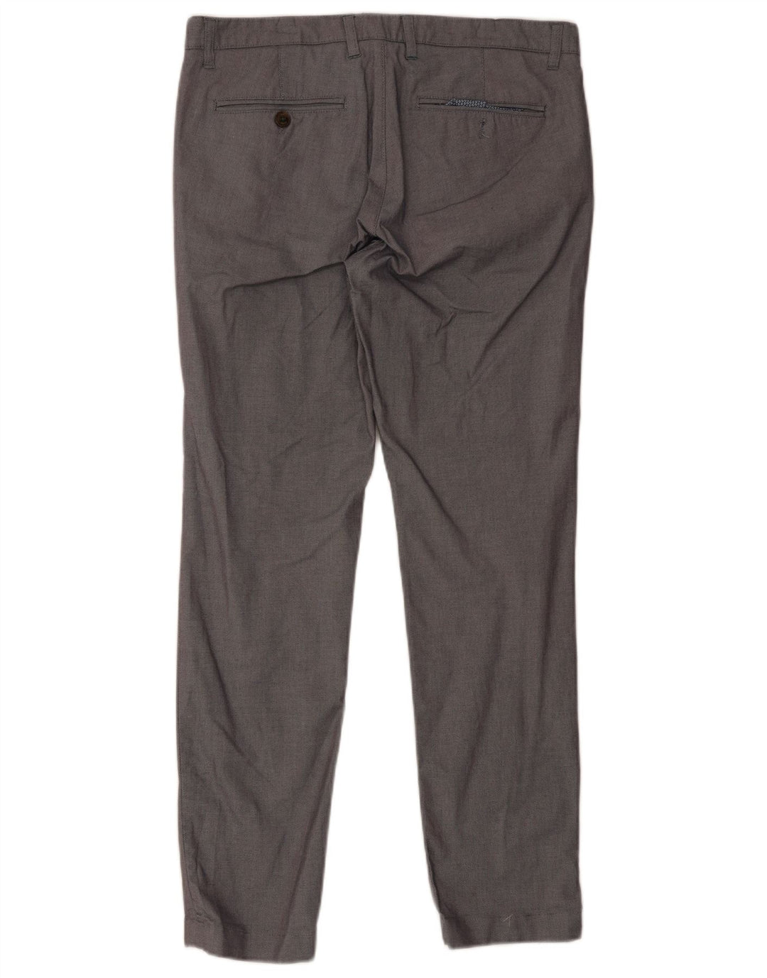Pantaloni da abito slim da uomo Ted Baker W34 L31 in cotone grigio