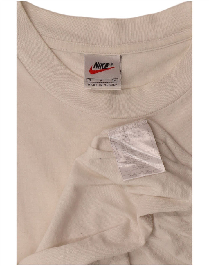 Nike Mens Graphic T-Shirt Top Small White Cotton