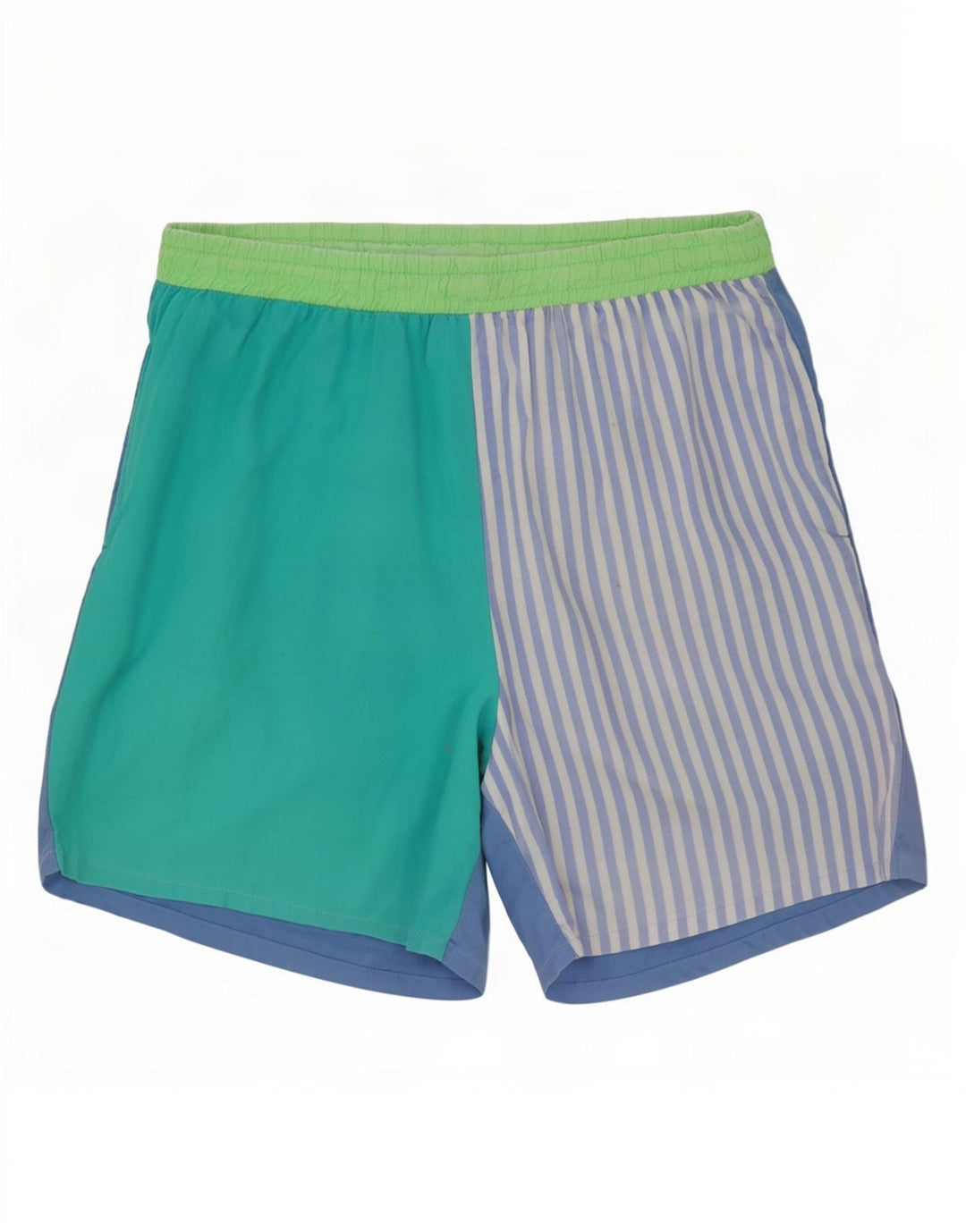 Vintage badeshorts til mænd Medium flerfarvet nålestribe