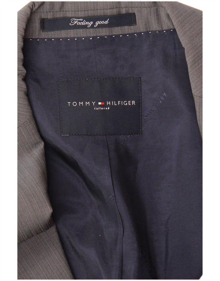 TOMMY HILFIGER Skræddersyet 2-knaps blazerjakke til mænd UK 38 mellemgrå