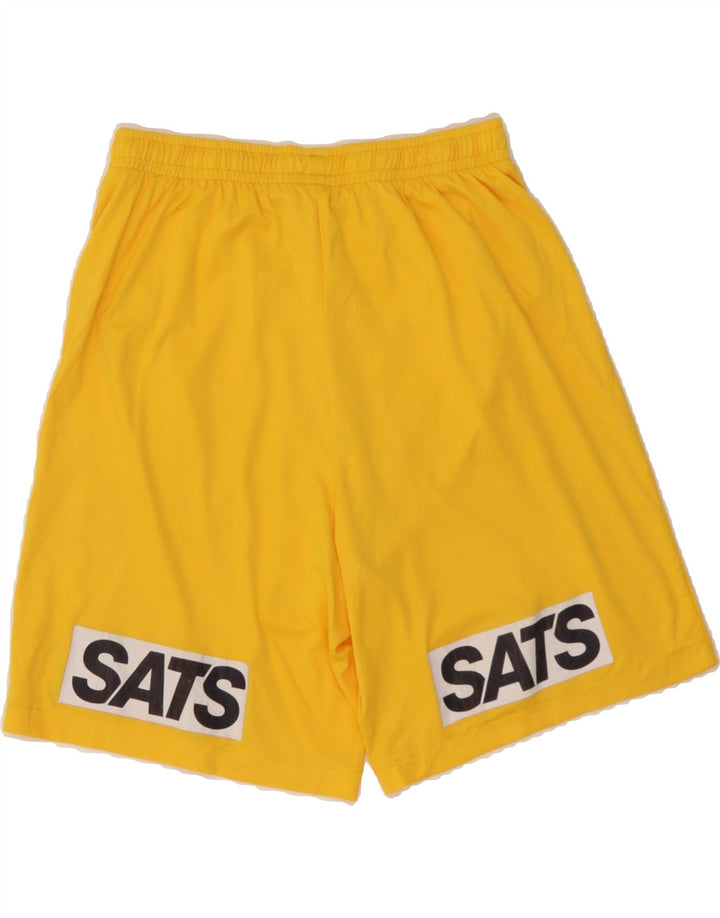 PUMA Mens Graphic Sport Shorts Medium Yellow Vintage Puma and Second-Hand Puma from Messina Hembry 