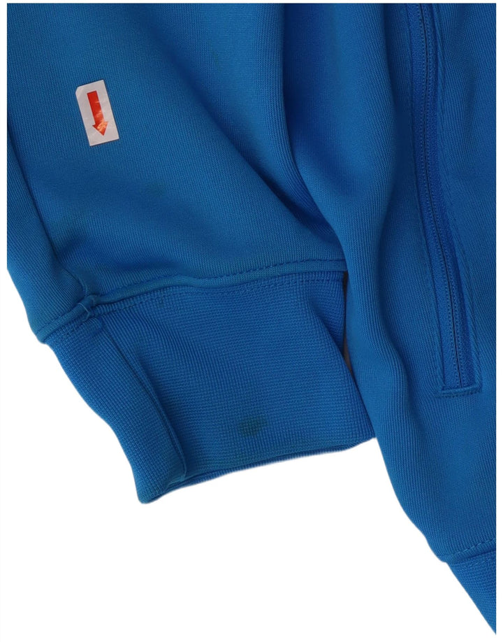 Giacca superiore della tuta da uomo Nike in poliestere blu medio