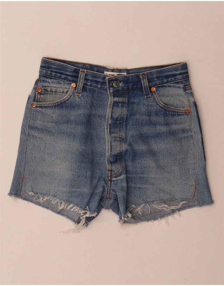 Levi's Damen Jeansshorts W25 XS Blaue Baumwolle