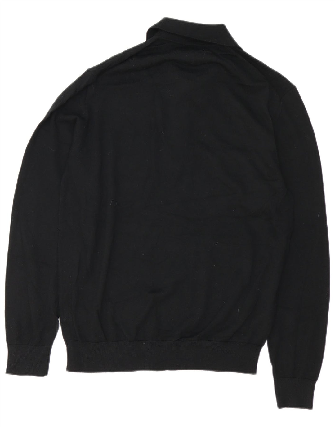 Marks & Spencer Mens Autograph Polo Neck Jumper Sweater Medium Black