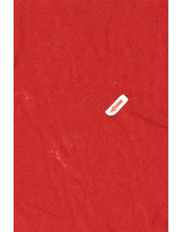 Vans Mens T-Shirt Top Medium Red Cotton