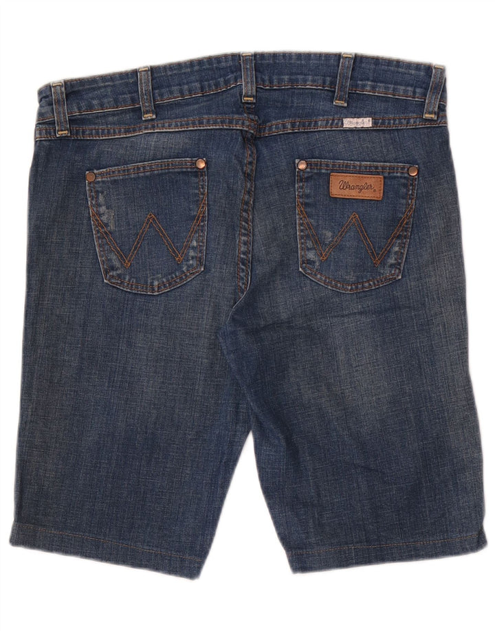 Wrangler Mens Iris Denim Shorts W31 Medium Blue Cotton