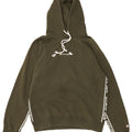 CHAMPION Mens Graphic Hoodie Jumper Large Khaki