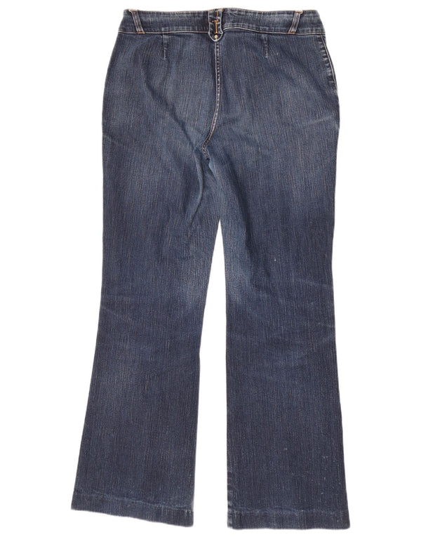 Jeans Trussardi Donna Bootcut W27 L30 Blu Cotone
