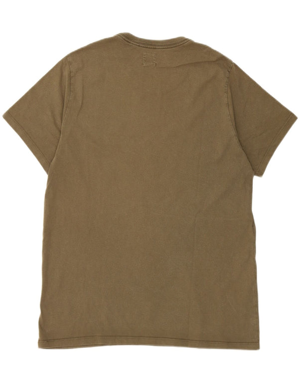 Levi's Herren Standard T-Shirt Top Large Khaki Baumwolle