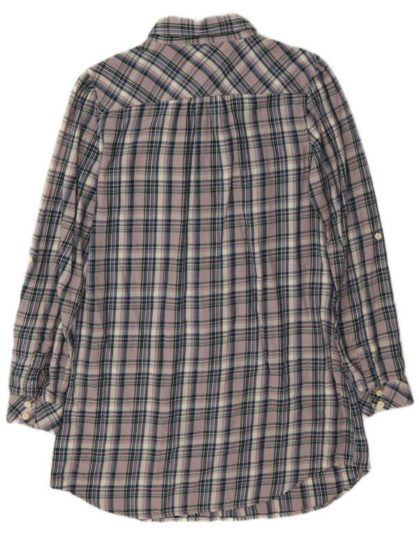 Levi's Flanell-Hemdkleid für Damen, Gr. 10, Größe S, lila, kariert, Baumwolle