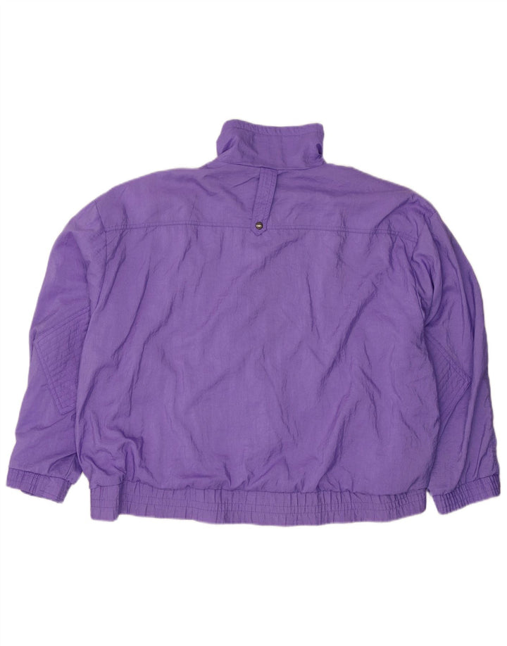 Rodeo Womens Oversized Rain Jacket EU 42 Large Purple Nylon