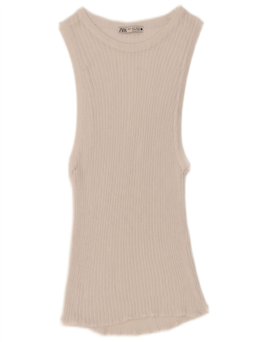 Zara Damevest Top UK 14 Medium White