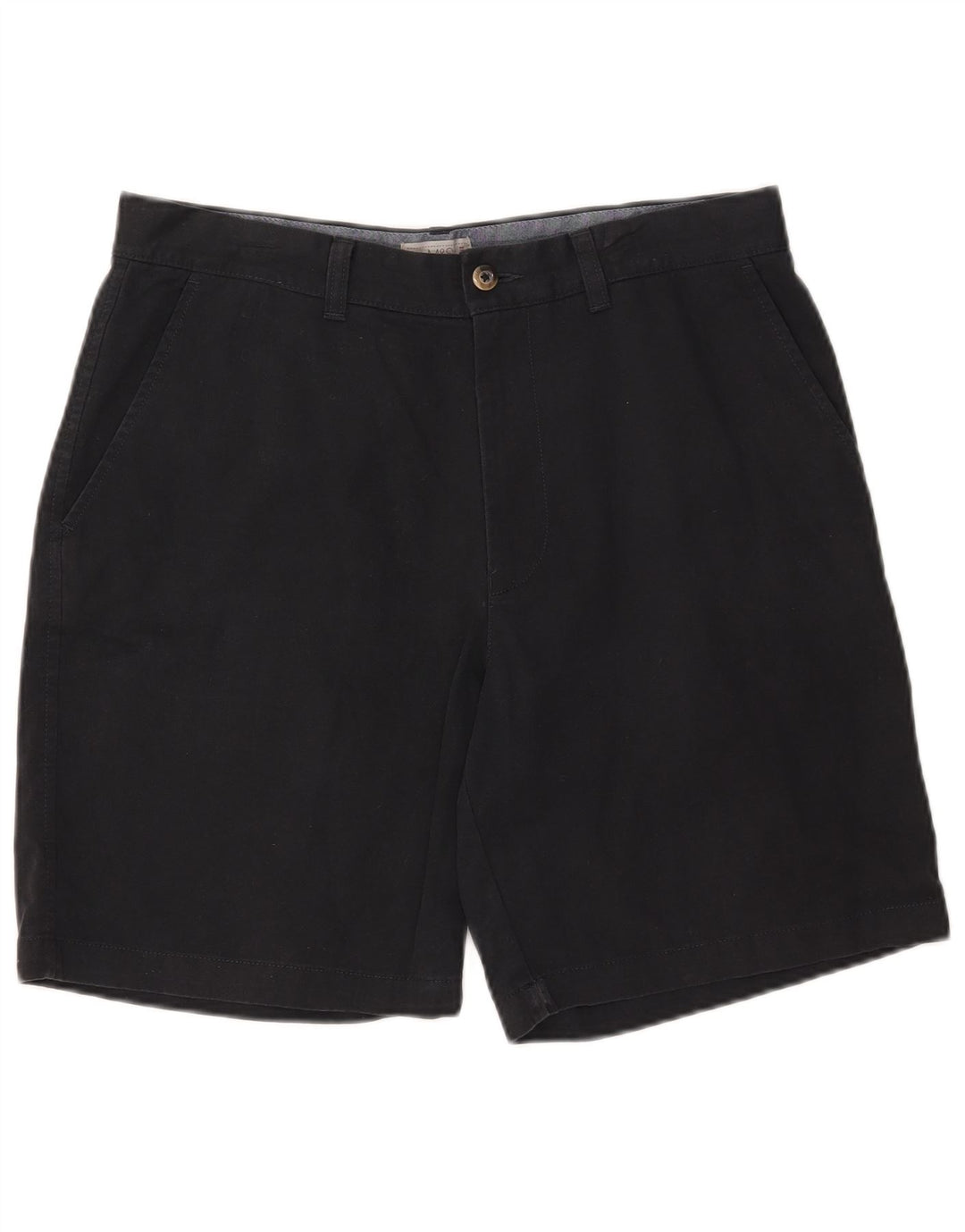 Marks & Spencer Mens Chino Shorts W36 Large  Navy Blue Cotton