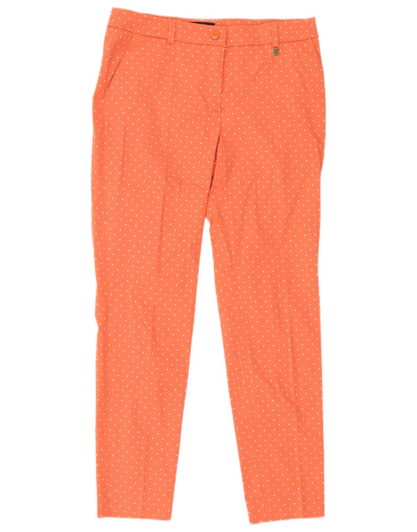 Luisa Spagnoli Womens High Waist Chino Trousers IT 44 Medium W34 L27 Pink