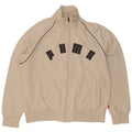 Puma Mens Graphic Tracksuit Top Jacket Large Off White
