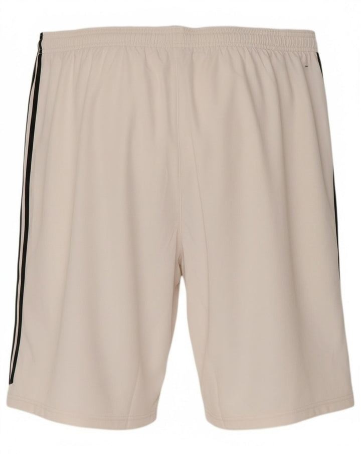 Adidas Mens Climalite Bermuda Sport Shorts XL  White Polyester