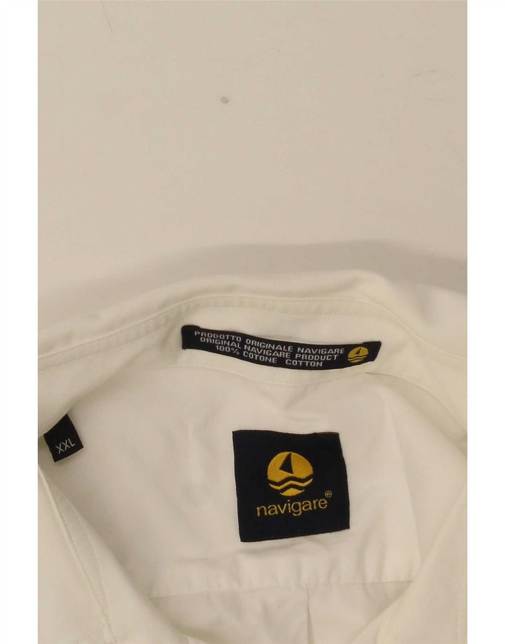 Camicia Uomo Navigare 2XL Cotone Bianco