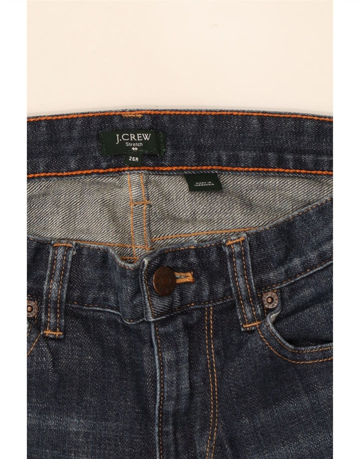 J. CREW Womens Stretch Slim Jeans W26 L31 Navy Blue Cotton Vintage J. Crew and Second-Hand J. Crew from Messina Hembry 