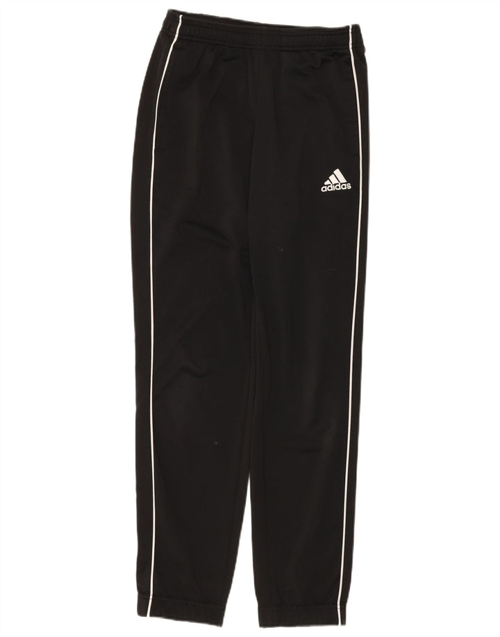 ADIDAS Mens Tracksuit Trousers Joggers Small  Black Polyester