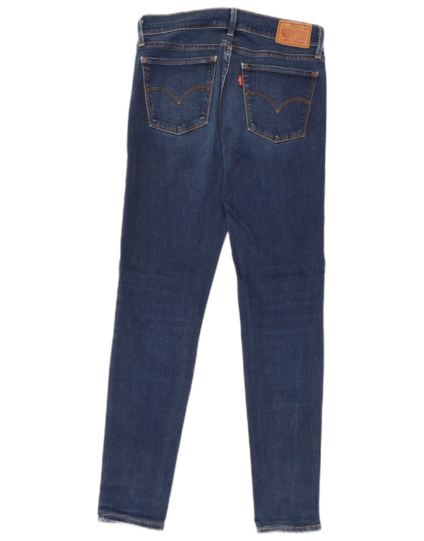 Levi's Womens 710 Super Skinny Jeans W27 L27 Blue Cotton
