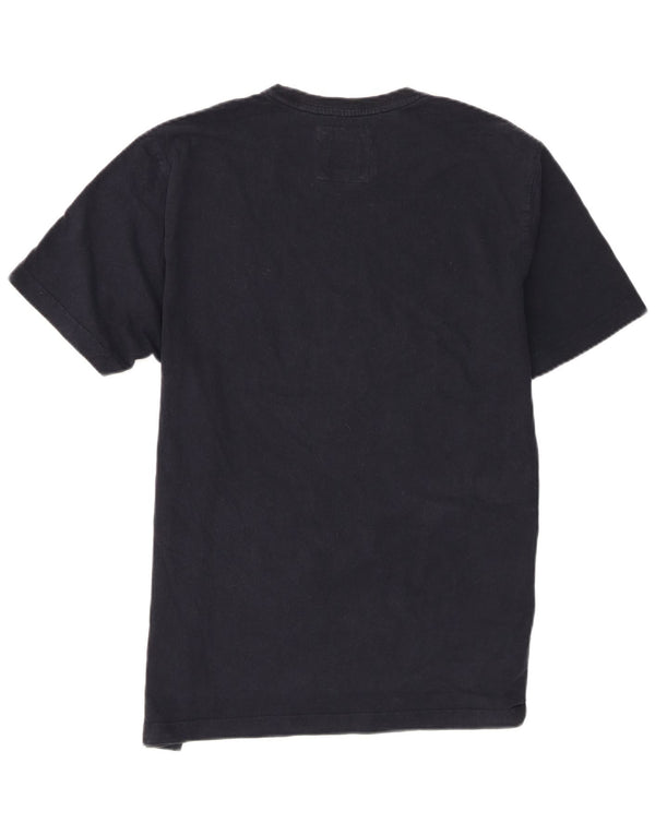 Crew Clothing férfi rövid ujjú póló felső XL fekete pamut