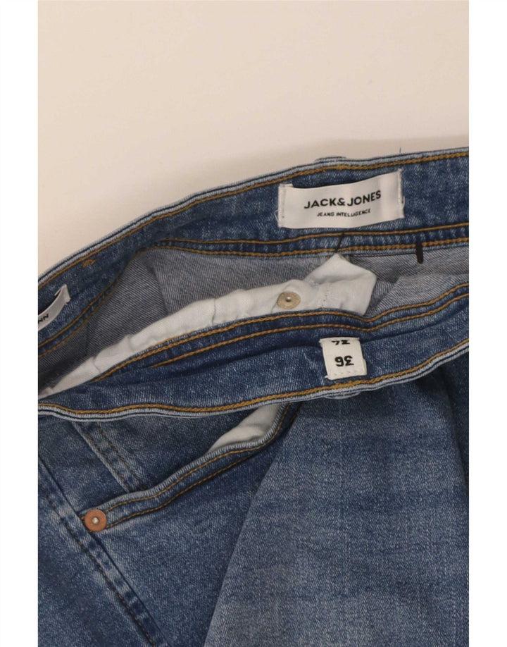 Jack & Jones Masculino GLENN Slim Jeans W36 L34 Azul