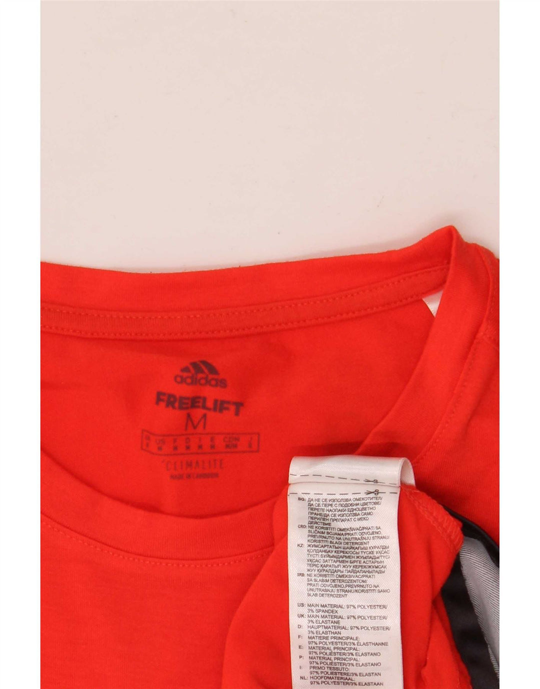 Adidas Herre Lash Graphic Vest Top Medium Rød Colourblock Polyester