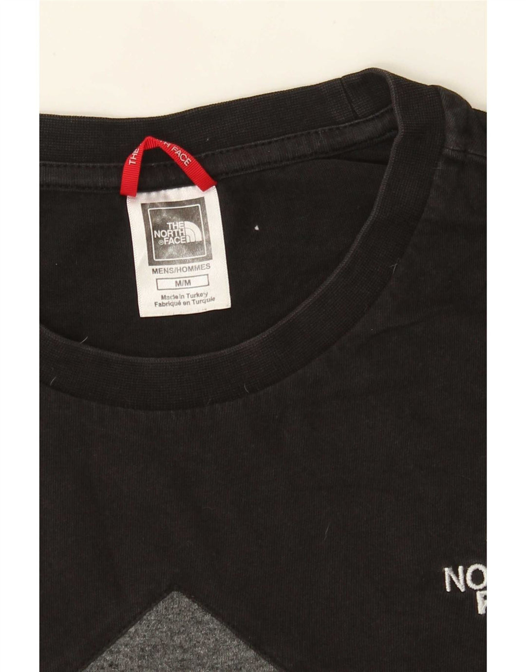 The North Face Mens T-Shirt Top Medium Grey Colourblock