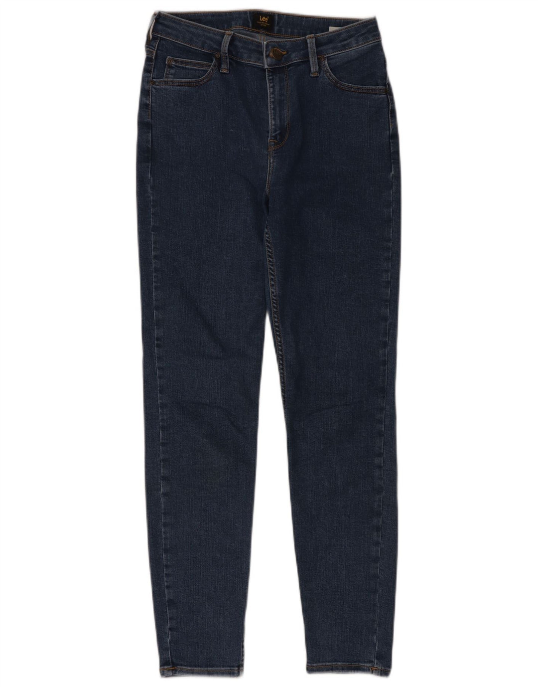 LEE Womens Skinny Jeans W29 L31 Blue Cotton