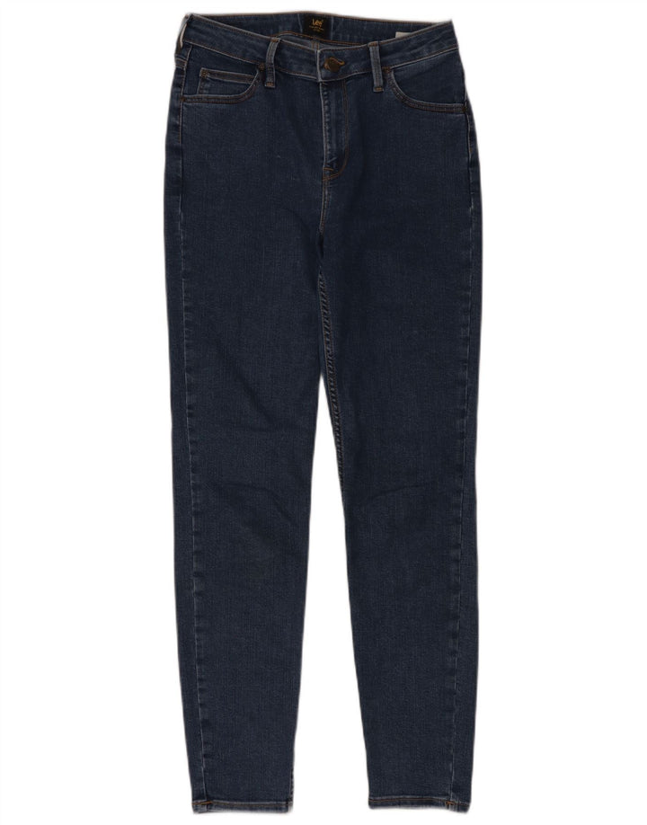 LEE Womens Skinny Jeans W29 L31 Blue Cotton