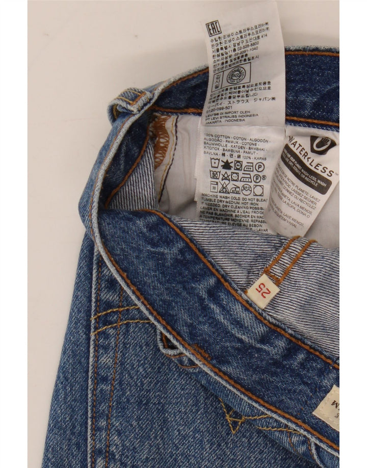 Levi's Womens Denim Skirt W25 XS Blue Cotton