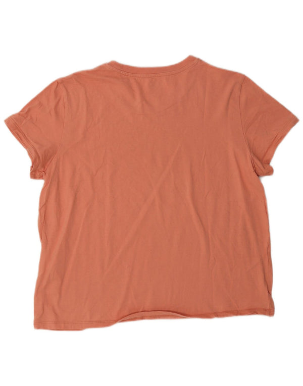 T-shirt grafica da donna Levi's Top UK 18 XL cotone rosa