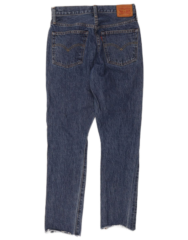 Levi's Mens 501 Straight Jeans W26 L28 Blue Cotton