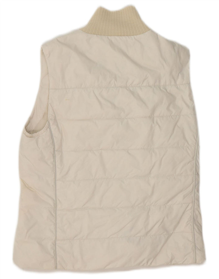 CHAMPION Womens Padded Gilet UK 10 Small White