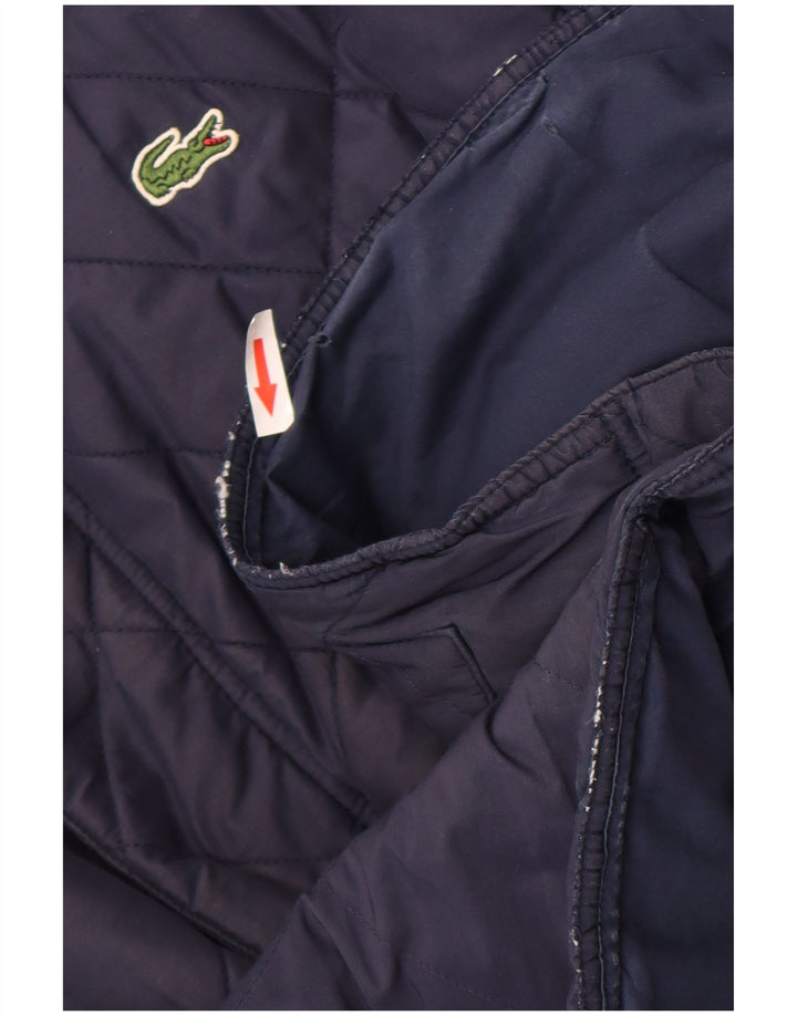 Lacoste muška prošivena jakna IT 56 3XL tamnoplavi poliester