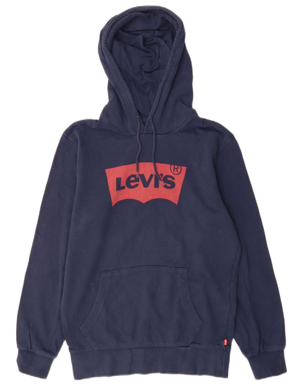 Ανδρικό Levi's Standard Graphic Hoodie Jumper Small Navy Blue Cotton