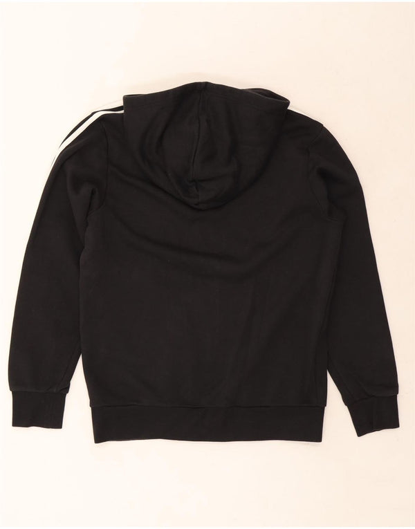 Adidas Mens Zip Hoodie Sweater Medium Black Cotton
