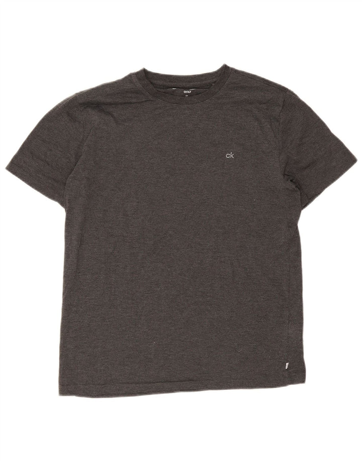 Calvin Klein herre T-shirt top mellemgrå polyester