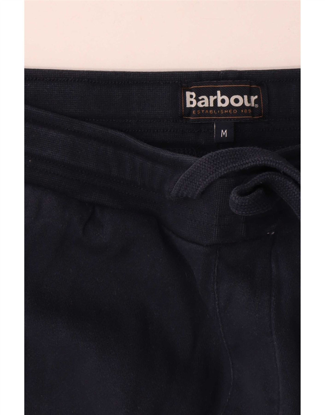 Barbour Mens Tracksuit Trousers Joggers Medium Navy Blue Cotton
