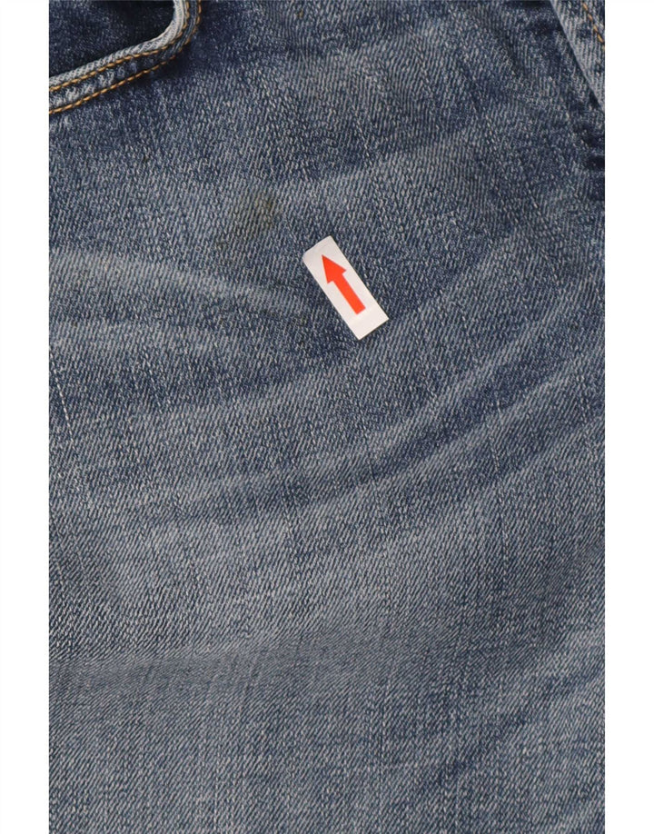 Roy Rogers Mens Straight Jeans W34 L32 Blue Cotton