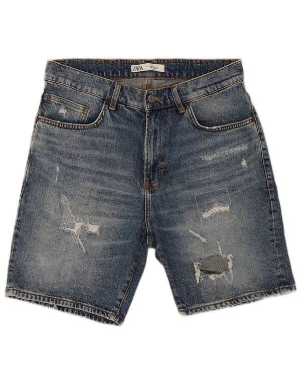 Мужские джинсовые шорты Zara EU 40 Medium W31 Синие