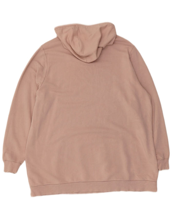 Marks & Spencer Damen Kapuzenpullover UK 22 3XL Rosa Baumwolle