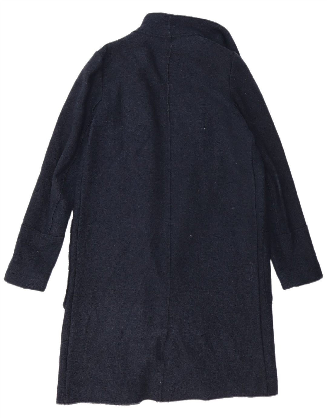 Zara Mujer Abrigo Extragrande UK 6 XS Azul Marino
