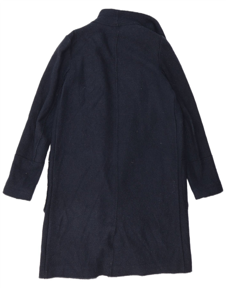 Zara Mujer Abrigo Extragrande UK 6 XS Azul Marino