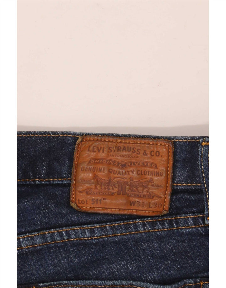 Levi's Mens 511 Slim Jeans W31 L30 Blue Cotton