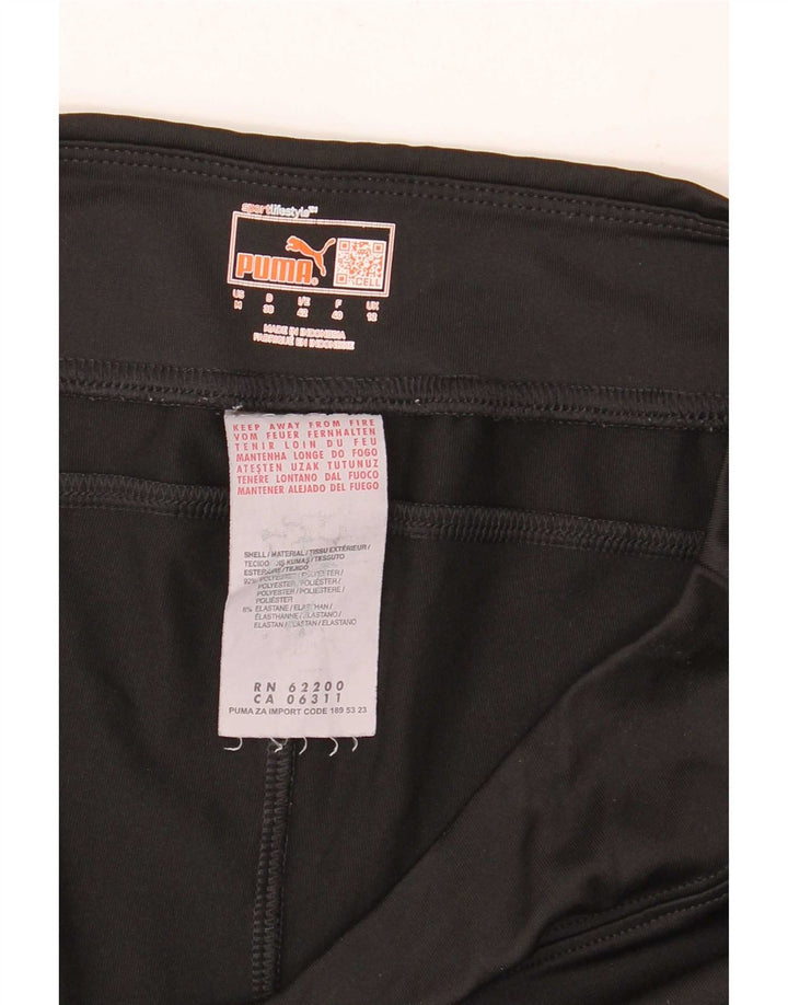 Puma Γυναικεία φόρμα Flare Παντελόνι UK 12 Medium Μαύρο Πολυεστέρας