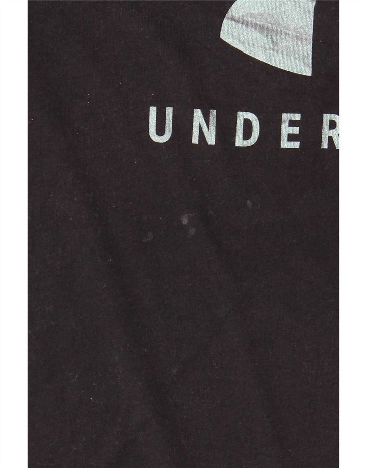 Under Armour Damen Graphic T-Shirt Top UK 12 Medium Schwarz
