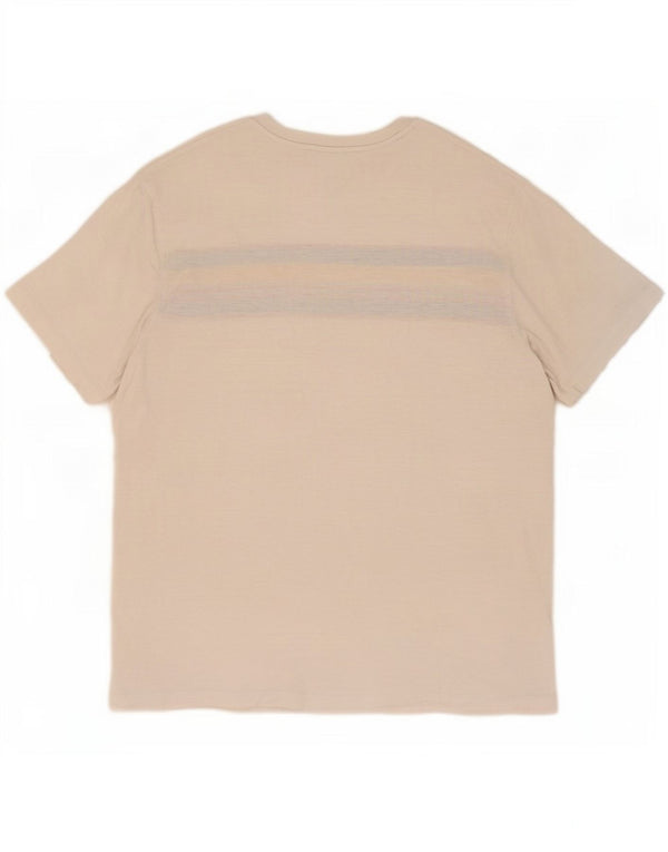 Camiseta para hombre Fat Face Top 2XL Blanco Colorblock Algodón