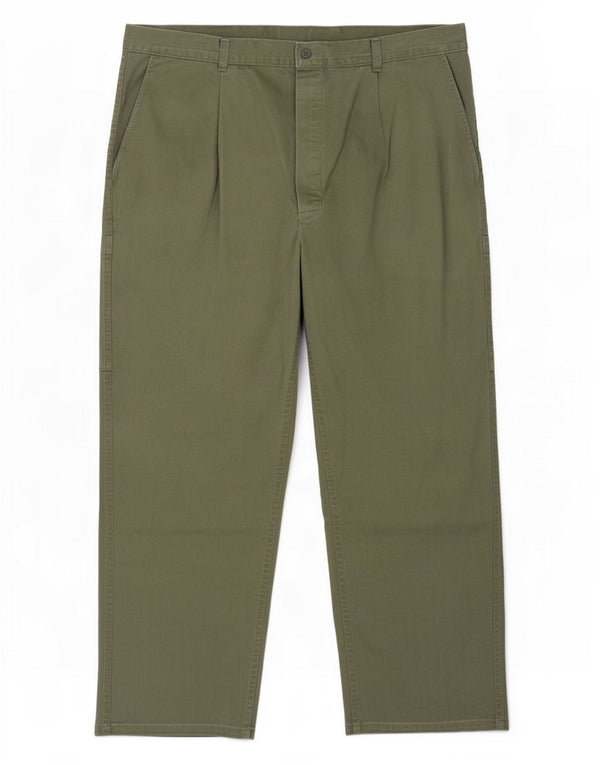 Pantaloni cargo con ancoraggio da uomo vintage IT 54 2XL W36 L27 Cotone verde
