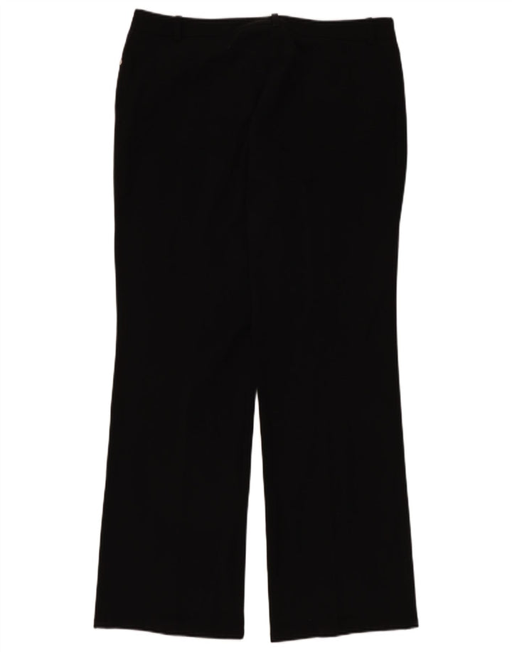 Jaeger Pantalon décontracté bootcut pour femme W36 L32 Noir